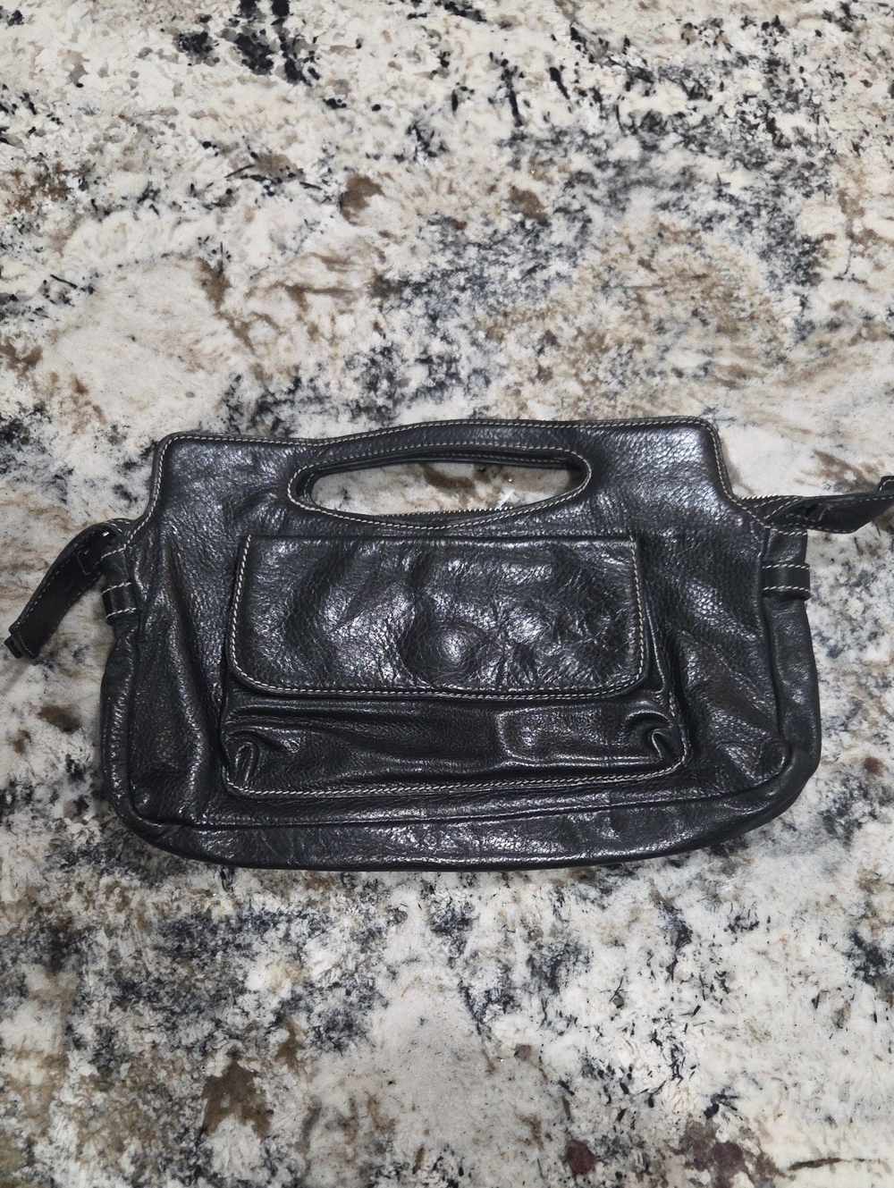 Roots Vintage Leather Clutch